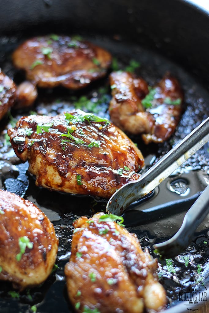 Honey Garlic Chicken Skillet - The Cooking Jar