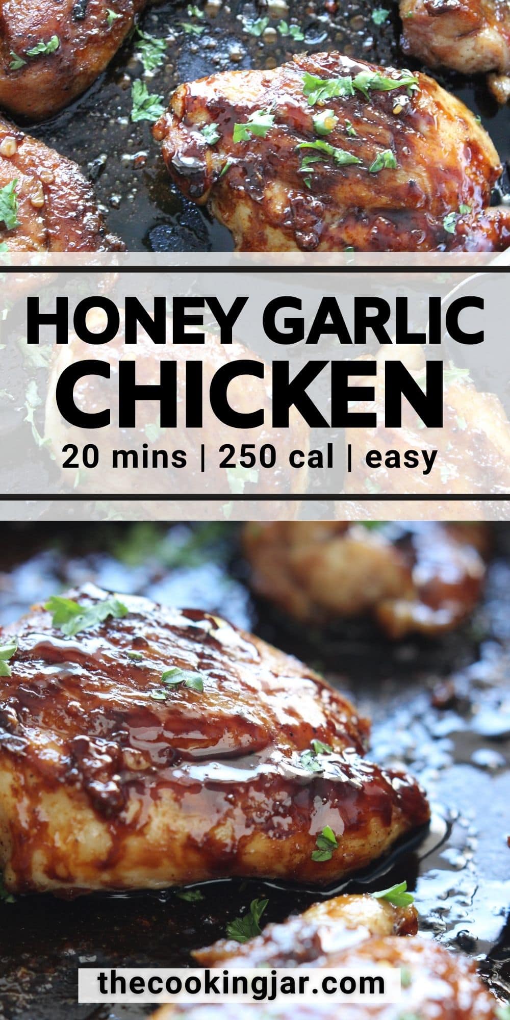 Honey Garlic Chicken - The Cooking Jar