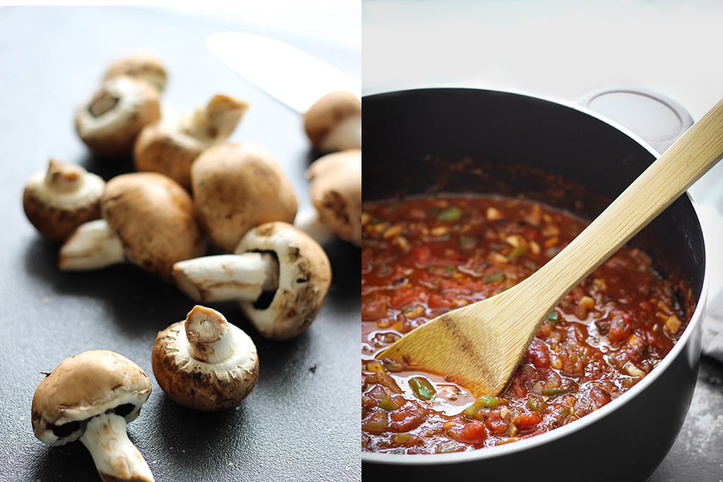 La pasta sin carne no tiene que ser aburrida. Esta pasta de verduras fácil es sabrosa y diferente con una salsa de pasta caliente dulce que a todos les encantará.'t have to be boring. This easy vegetable pasta is flavorful and different with a sweet heat pasta sauce everyone will love!