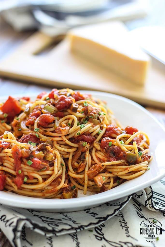 Easy Vegetable Pasta - The Cooking Jar