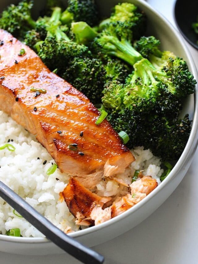Air Fryer Honey Garlic Salmon - The Cooking Jar