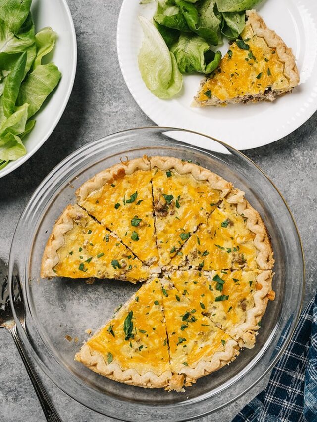 Easy Hamburger Quiche