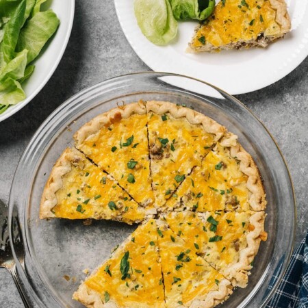 Easy Hamburger Quiche - The Cooking Jar