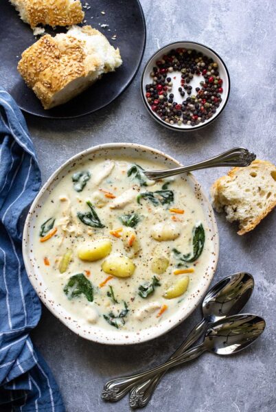 Slow Cooker Chicken Gnocchi Soup - The Cooking Jar