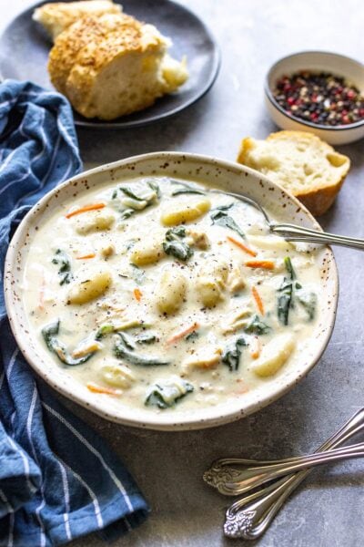 Slow Cooker Chicken Gnocchi Soup - The Cooking Jar