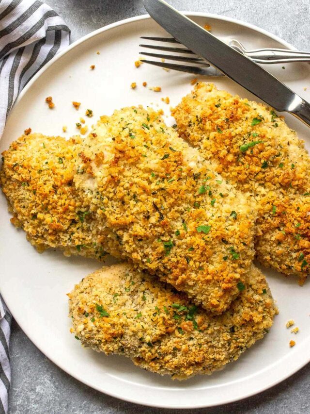 Baked Parmesan Crusted Chicken - The Cooking Jar