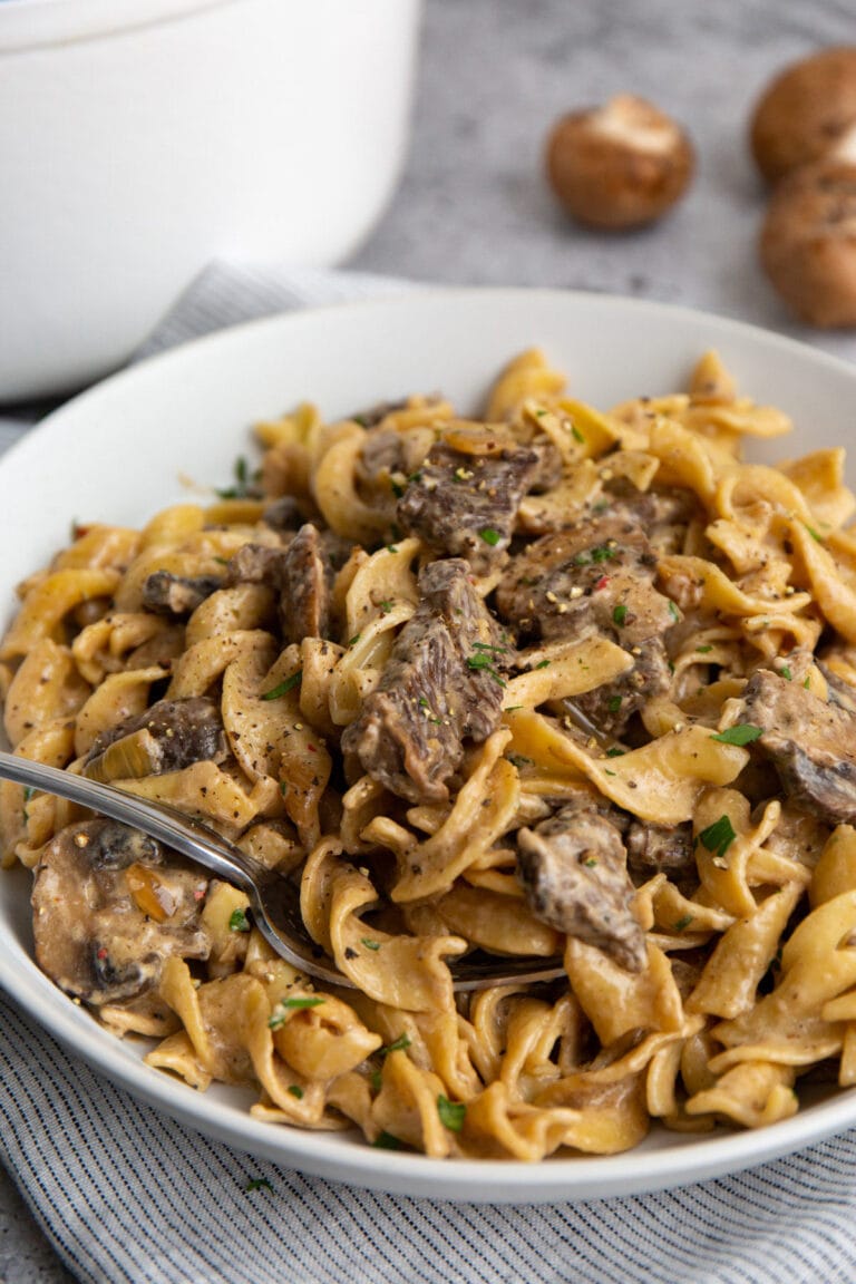 Beef Stroganoff - The Cooking Jar