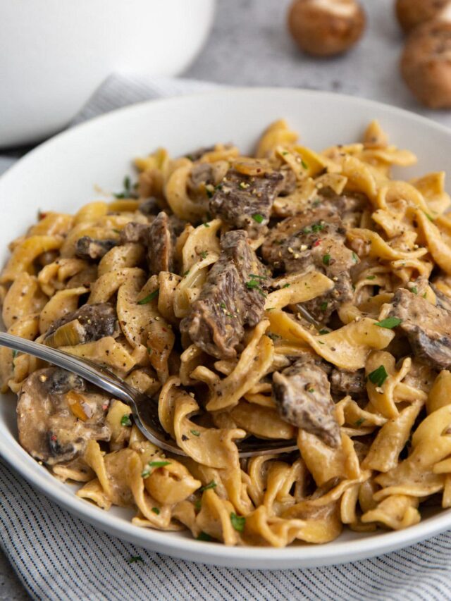 Beef Stroganoff - The Cooking Jar