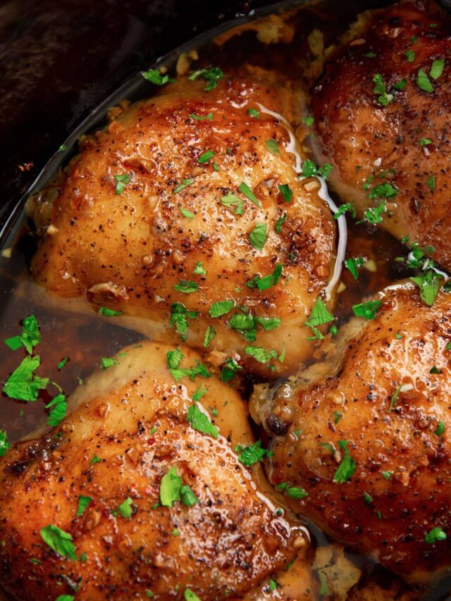 Slow Cooker Brown Sugar Garlic Chicken - The Cooking Jar