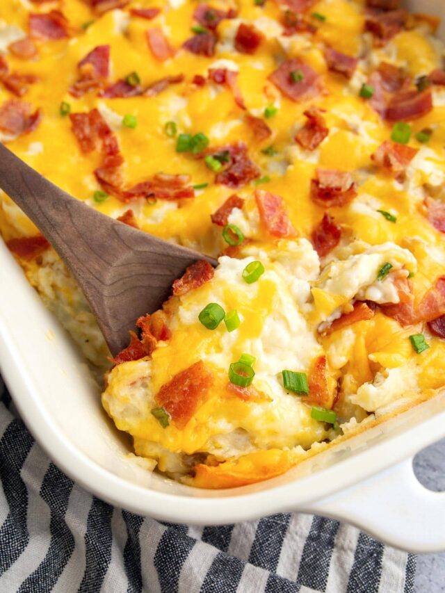 Twice Baked Potato Casserole - The Cooking Jar