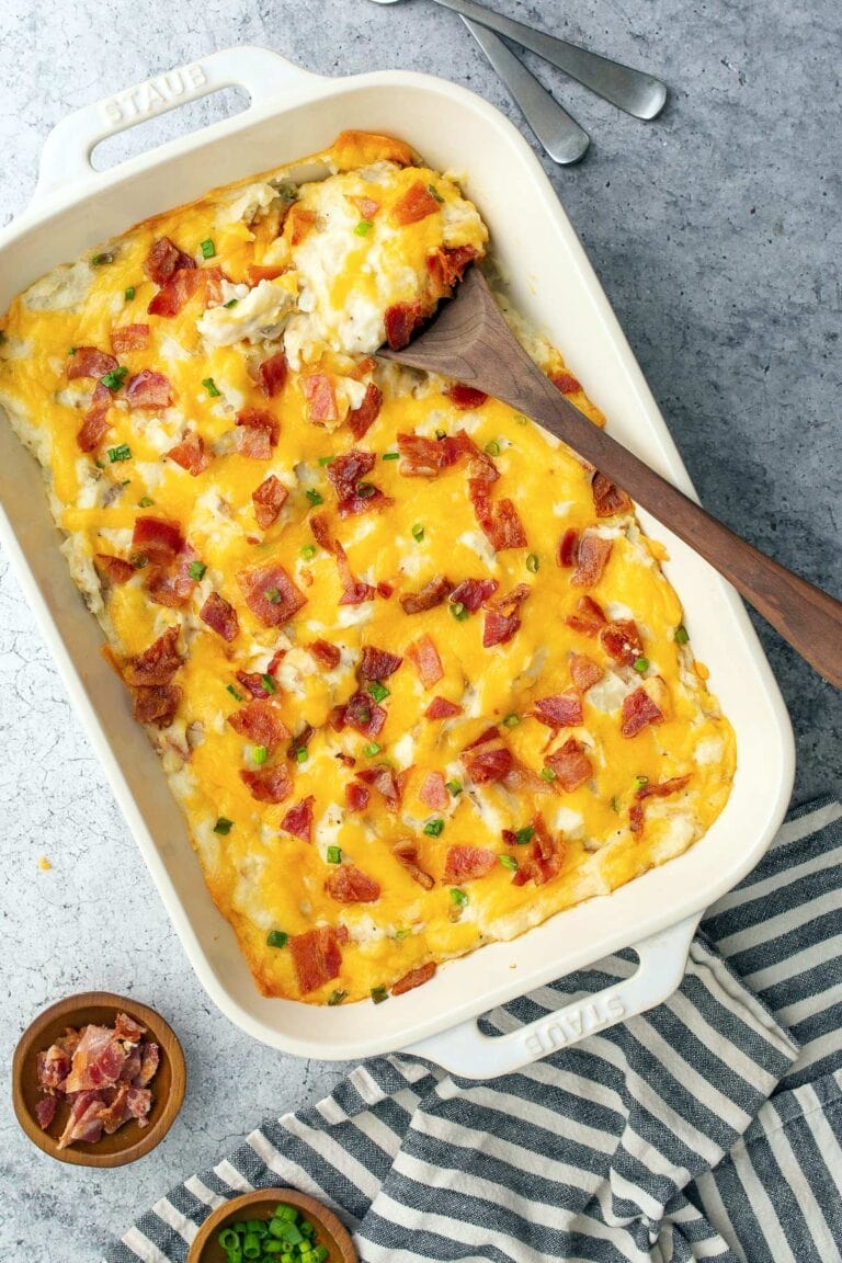 Twice Baked Potato Casserole - The Cooking Jar