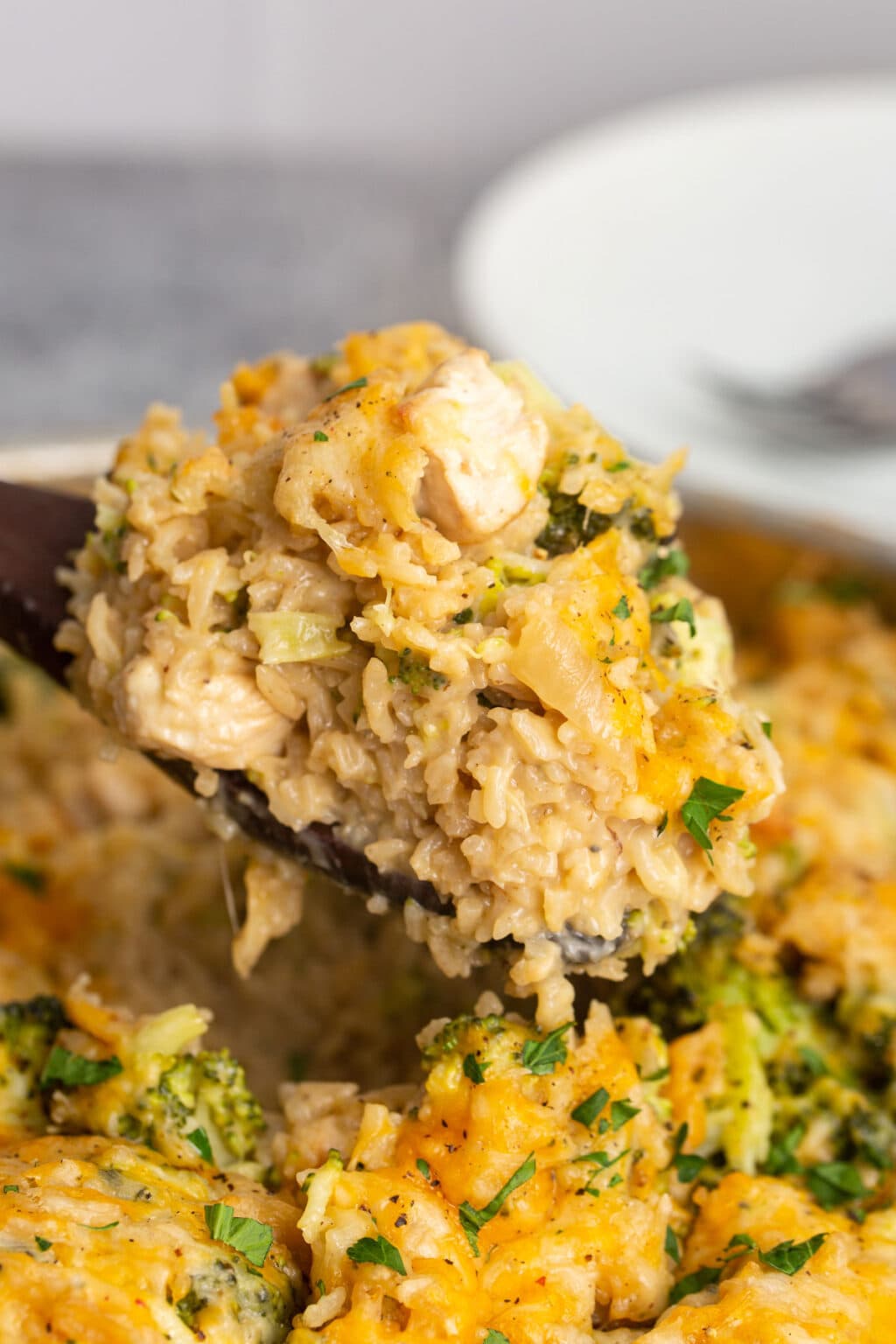 One Pot Chicken Broccoli Rice Casserole The Cooking Jar