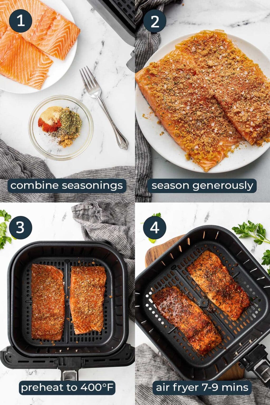 Easy Air Fryer Salmon - The Cooking Jar