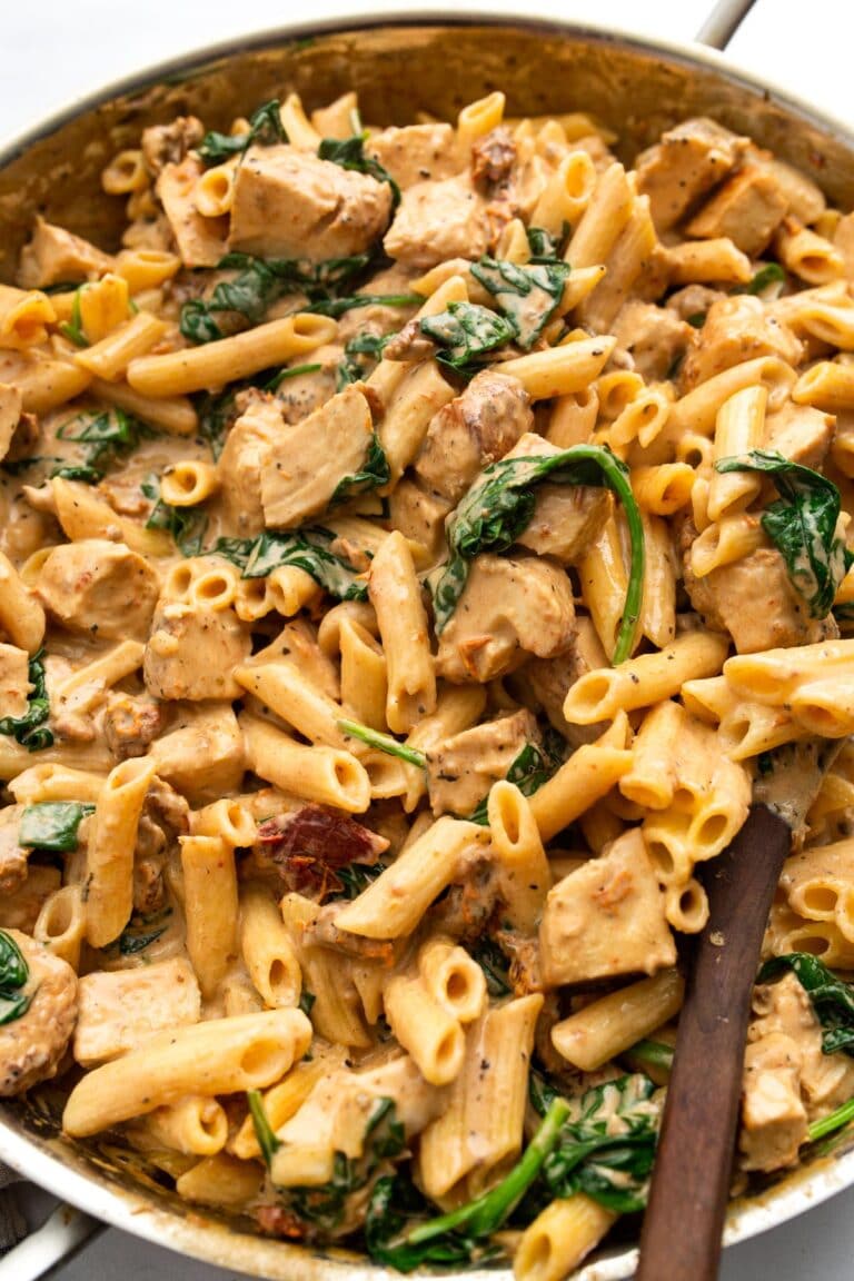 Creamy Tuscan Chicken Pasta - The Cooking Jar