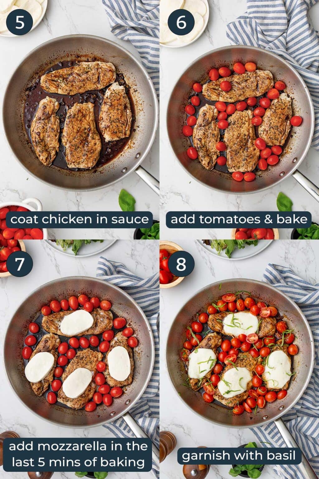 Caprese Chicken - The Cooking Jar