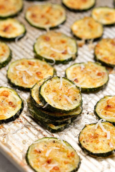 Roasted Parmesan Zucchini - The Cooking Jar