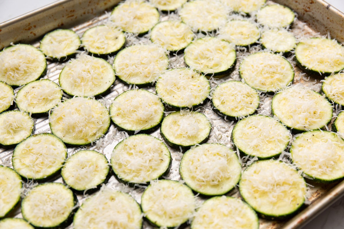 Roasted Parmesan Zucchini - The Cooking Jar